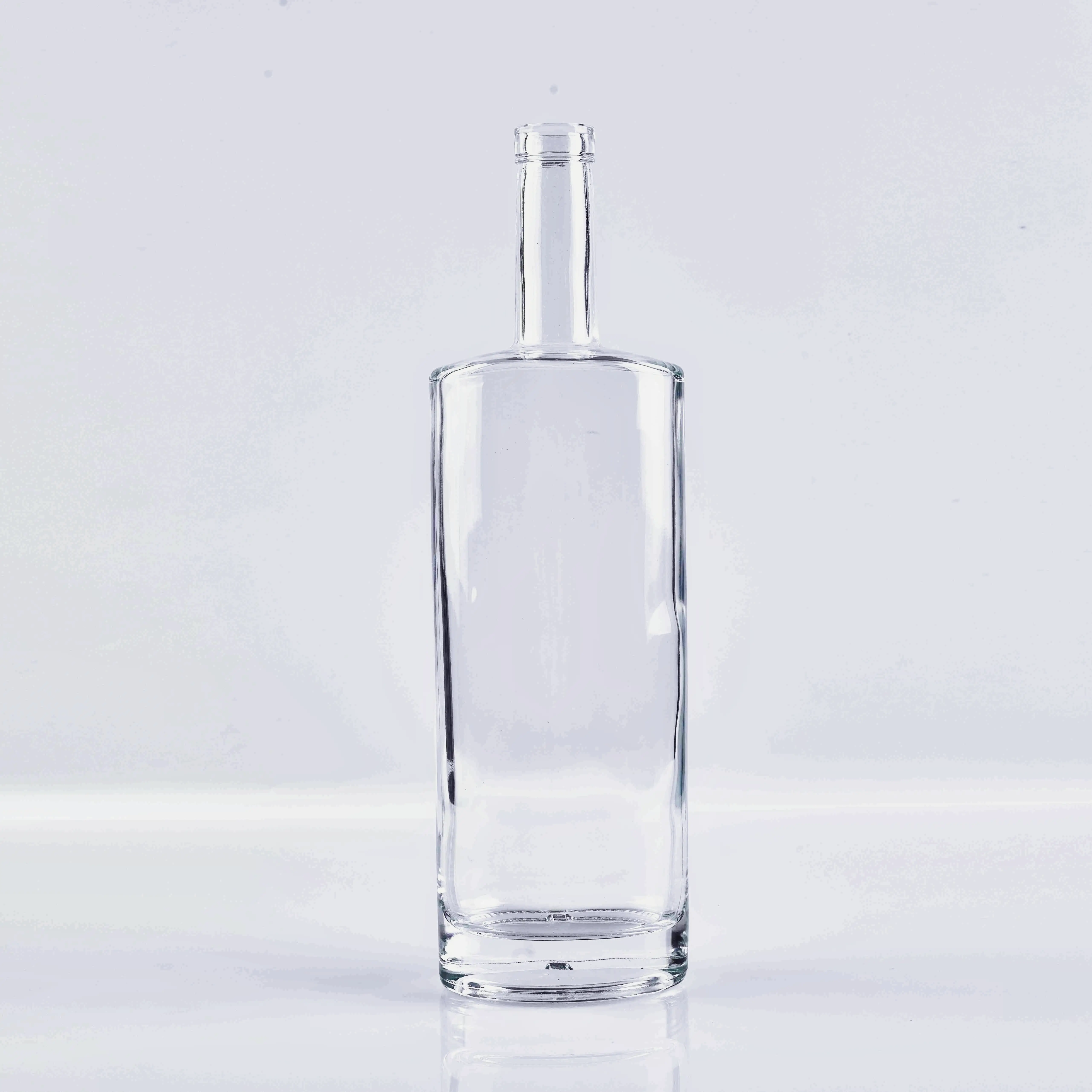 750ml Oval Cam Şişe - Tequila, Mezcal, Vodka
