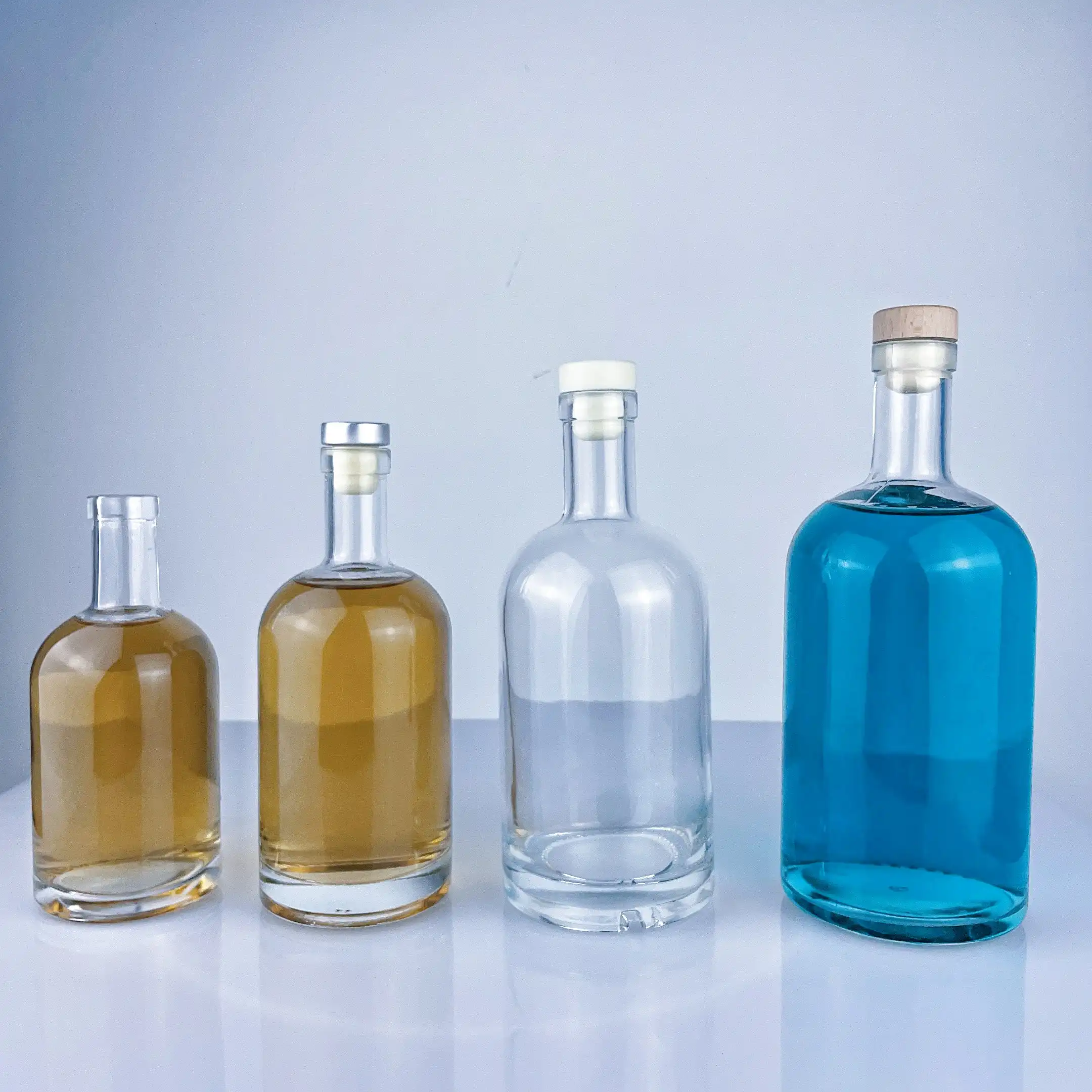 Gin, Whiskey, Vodka, Tequila Cam Şişesi